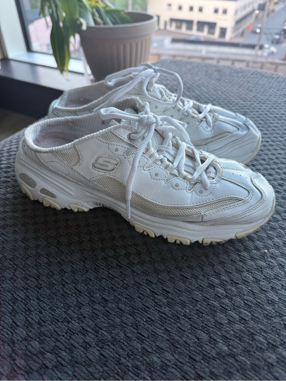 Skechers Women's Slip On Lace-Up Sneakers